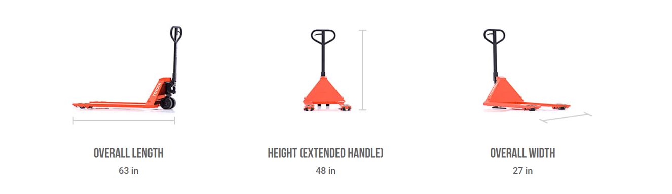 Toyota Hand Pallet Jack specs